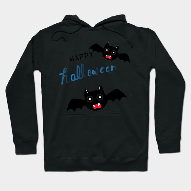 Halloween Bat doodle Hoodie by satyam012